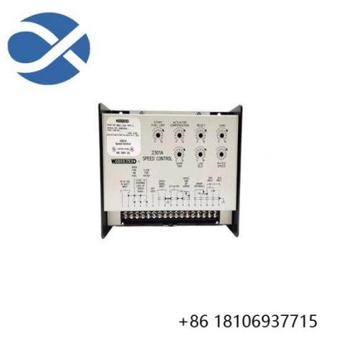 Woodward 2301A 9907-014 Speed Control Module, Industrial Automation